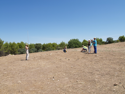 Excavaciones en el Cerro de la Mesa - 2010
