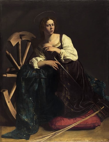 Santa Catalina de Alejandría por Caravaggio